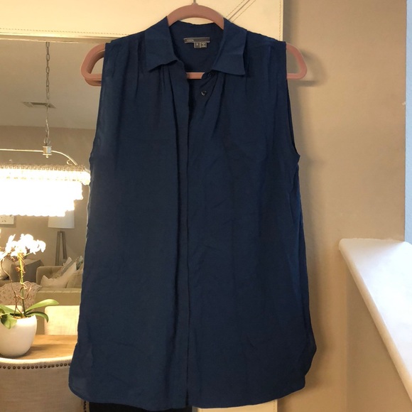 Vince Tops - Vince button down sleeveless blouse